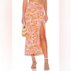 SANCTUARY “Beach to City” Midi Orange skirt, size M